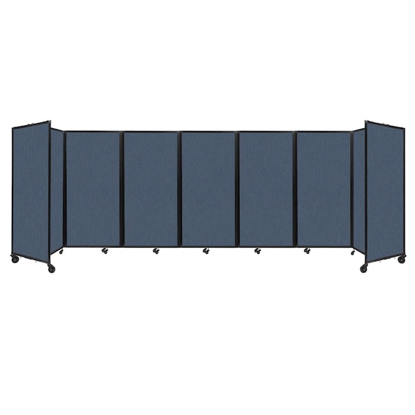 Room Divider 360 Folding Portable Partition 19'6" x 6' Ocean Fabric